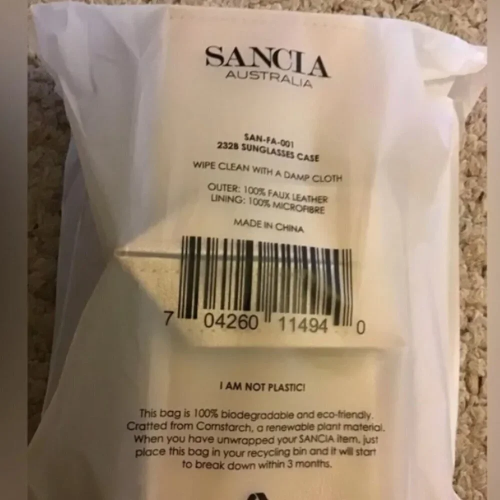 Sancia Sunglass Case (three Compartments) - NWT